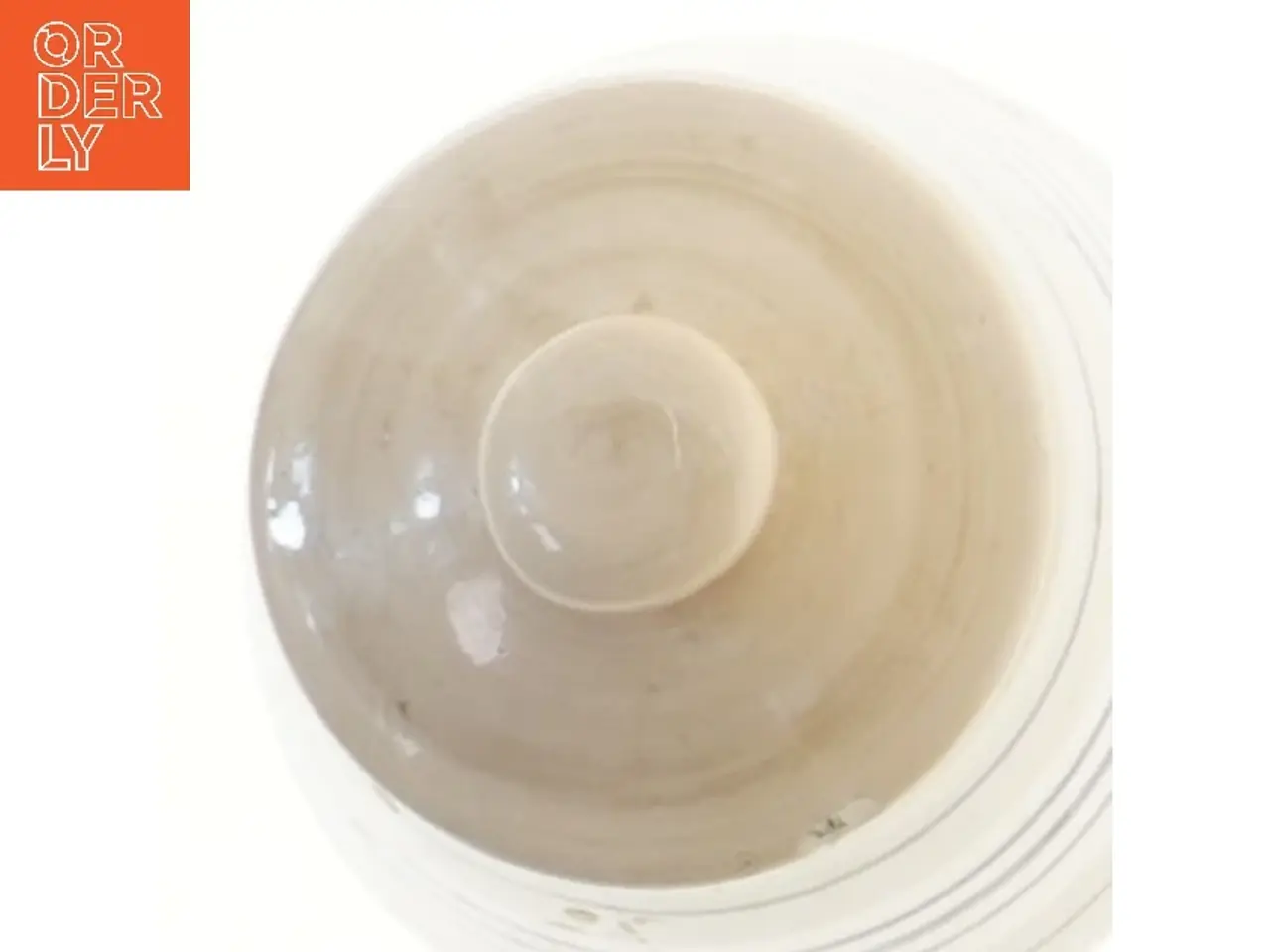 Billede 2 - Keramik krukke med låg (str. 10x9 cm)