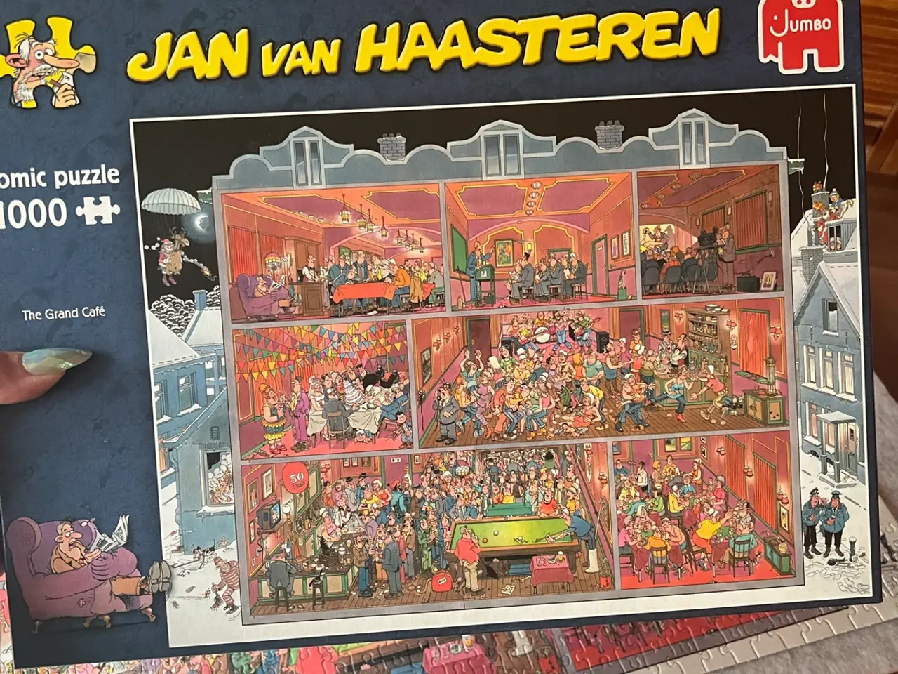 Billede 4 - Jan Van Haasteren puslespil 1000 brikker