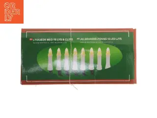 Lyskæde med 16 LED lys og clips