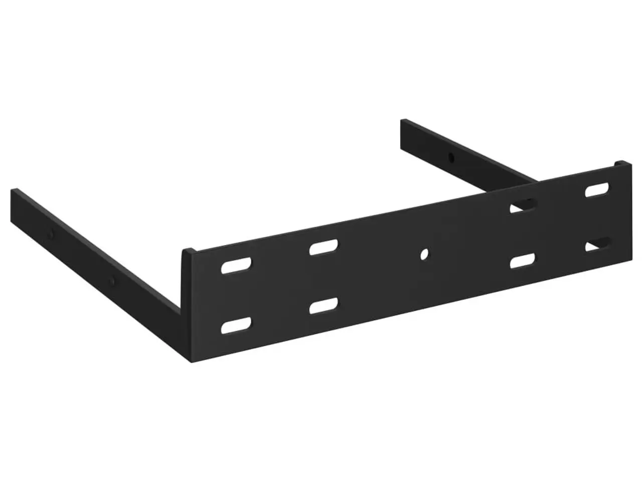 Billede 6 - Svævende hjørnehylder 2 stk. hvide 35x35x3,8 cm MDF