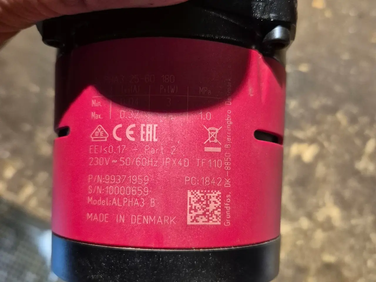 Billede 4 - Grundfos Alpha 3 25-60-180 