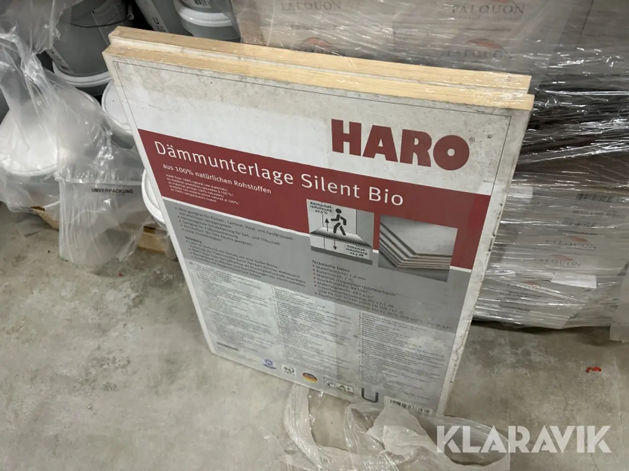 Billede 2 - Gulvunderlag Haro Silent Bio 30 pakker, 210 m2