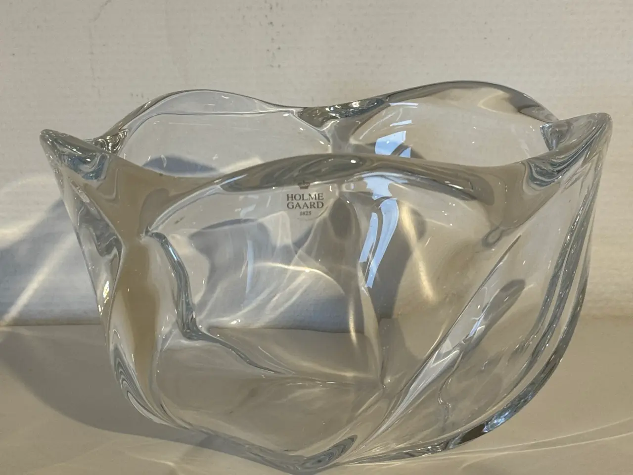 Billede 1 - Stor Galaxy glasskål fra Holmegaard