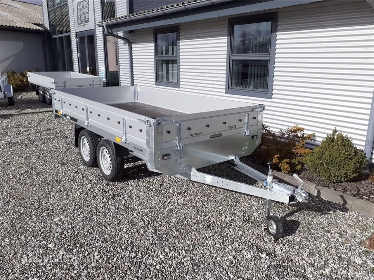 Billede 2 - 0 - Martz Transporter 300/2 Alu 750 kg Stor ALU boggie trailer til Skarp pris