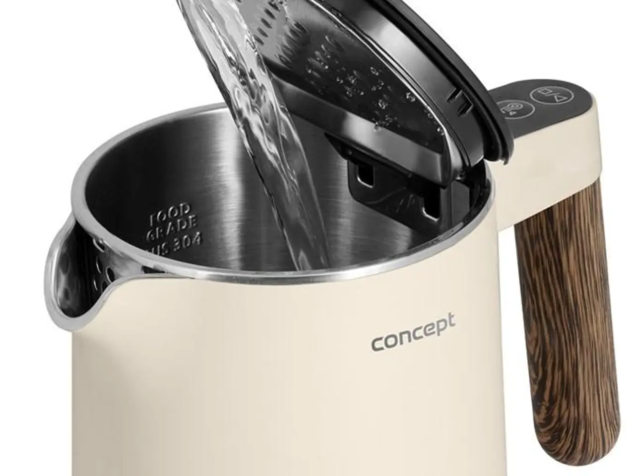 Billede 2 - Elkedel CONCEPT RK3304 1,5 l - vanilje