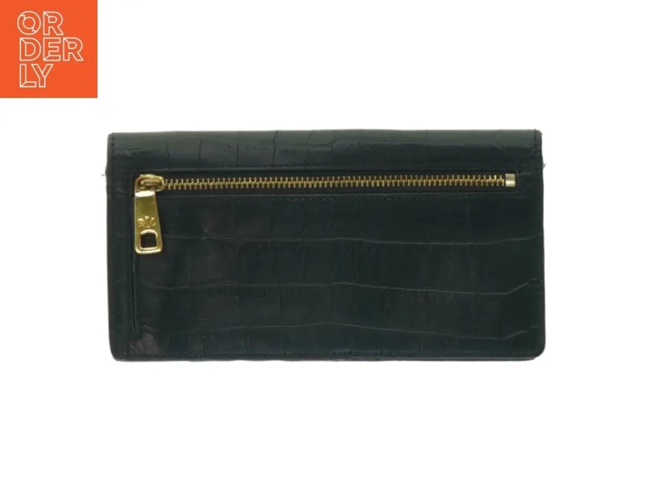 Billede 2 - Ralph Lauren Sort krokodillemønstret pung fra Lauren Ralph Lauren (str. 17,5 x. 9,5 cm)