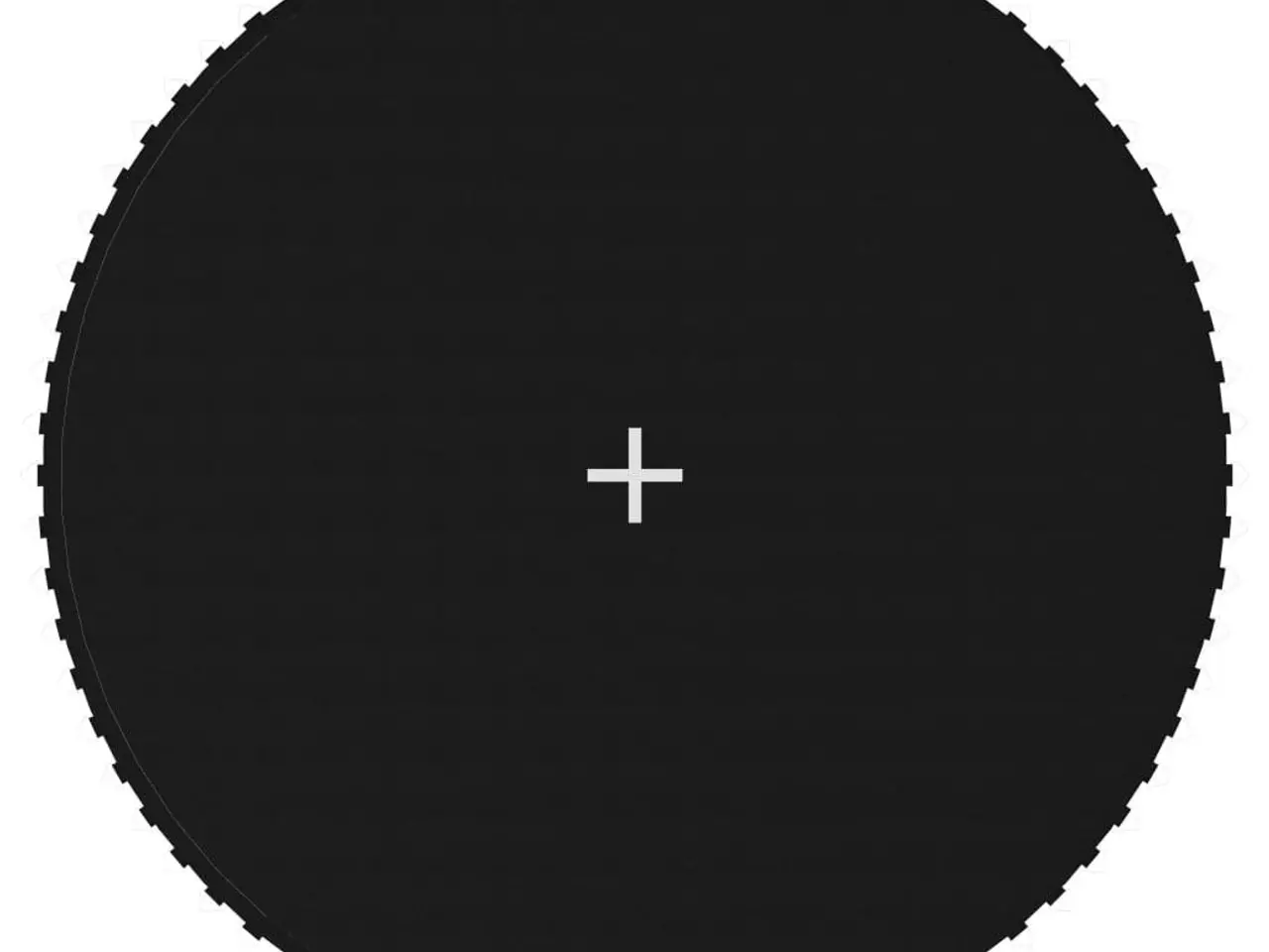Billede 1 - Trampolinmåtte til 13 ft/3,96 m rund trampolin - sort polypropylen, 72 kroge