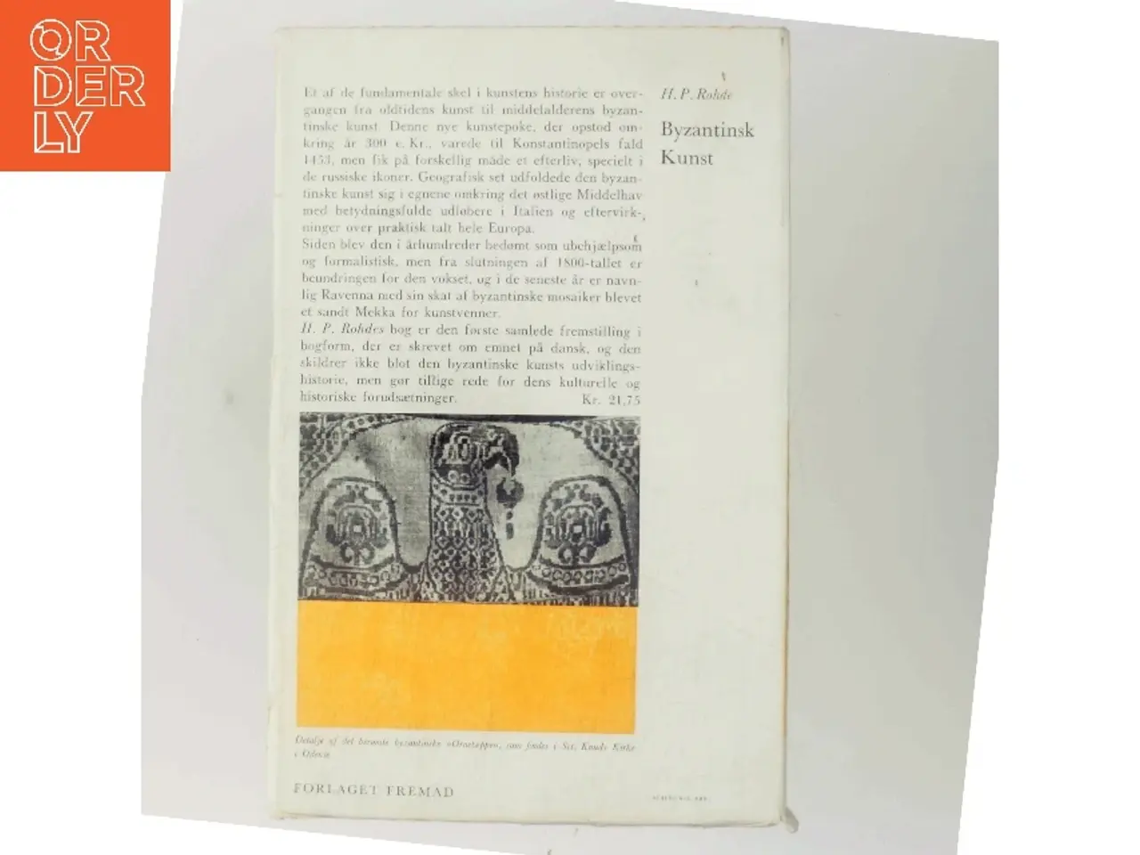 Billede 3 - Byzantinsk Kunst af H. P. Rohde (Bog)
