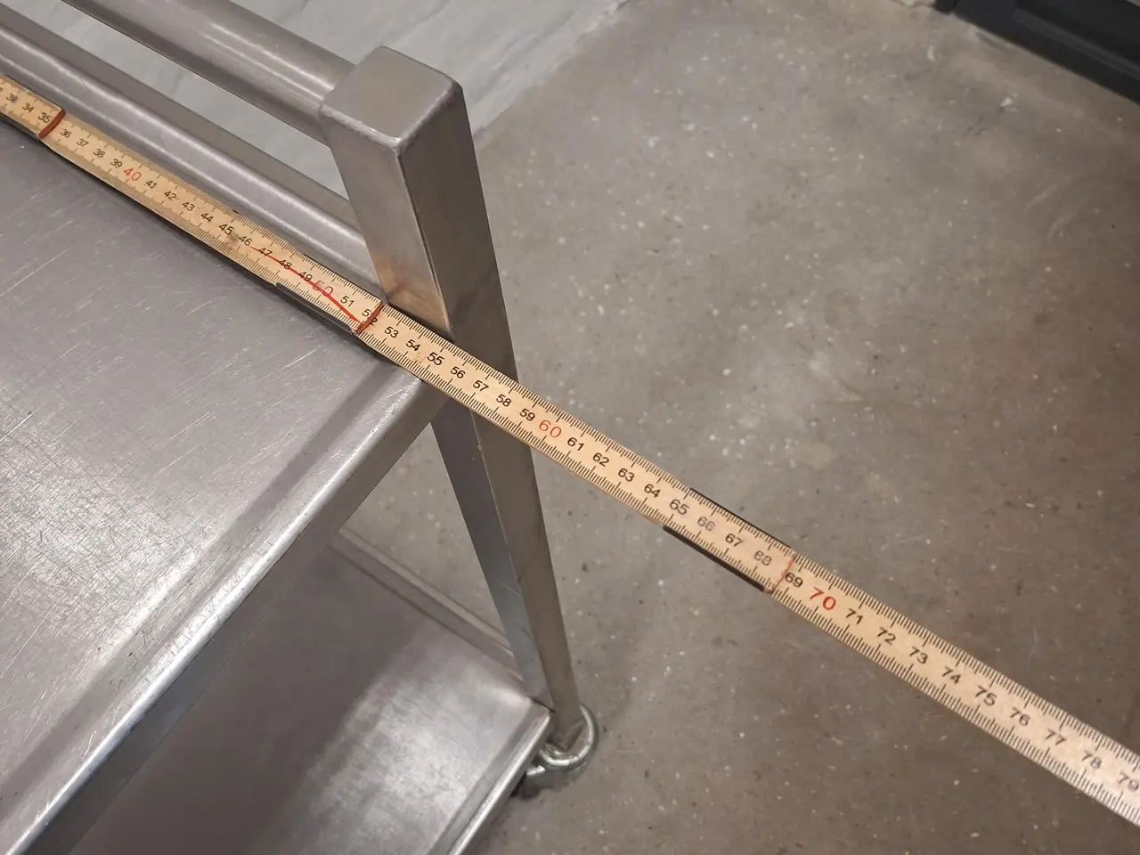 Billede 5 - Rulle bord Rustfri stål