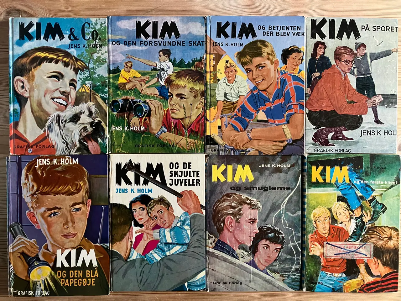 Billede 1 - NEDSAT: 8 KIM bøger