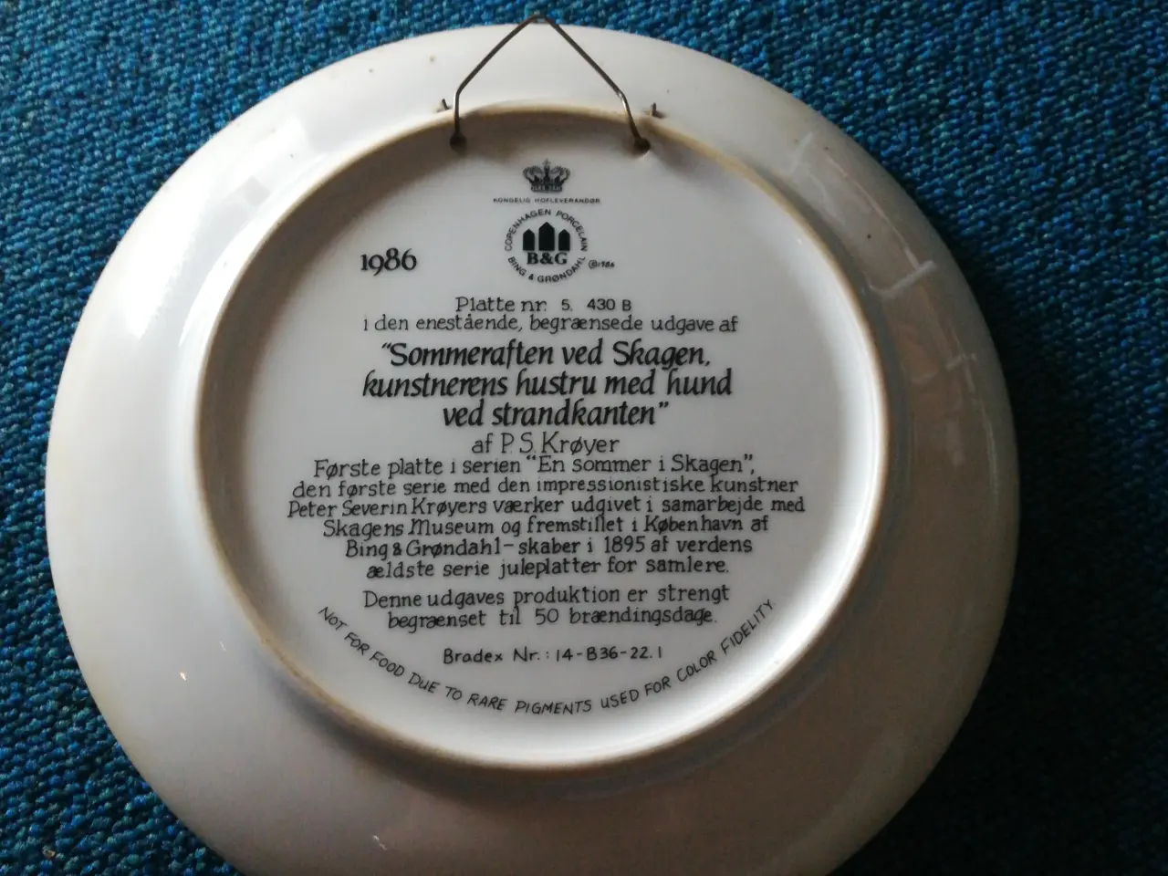 Billede 2 - Bing og Grøndahl vægplatte. 