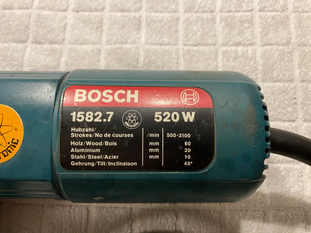 Billede 3 - Bosch 1582,7 stiksav 520w