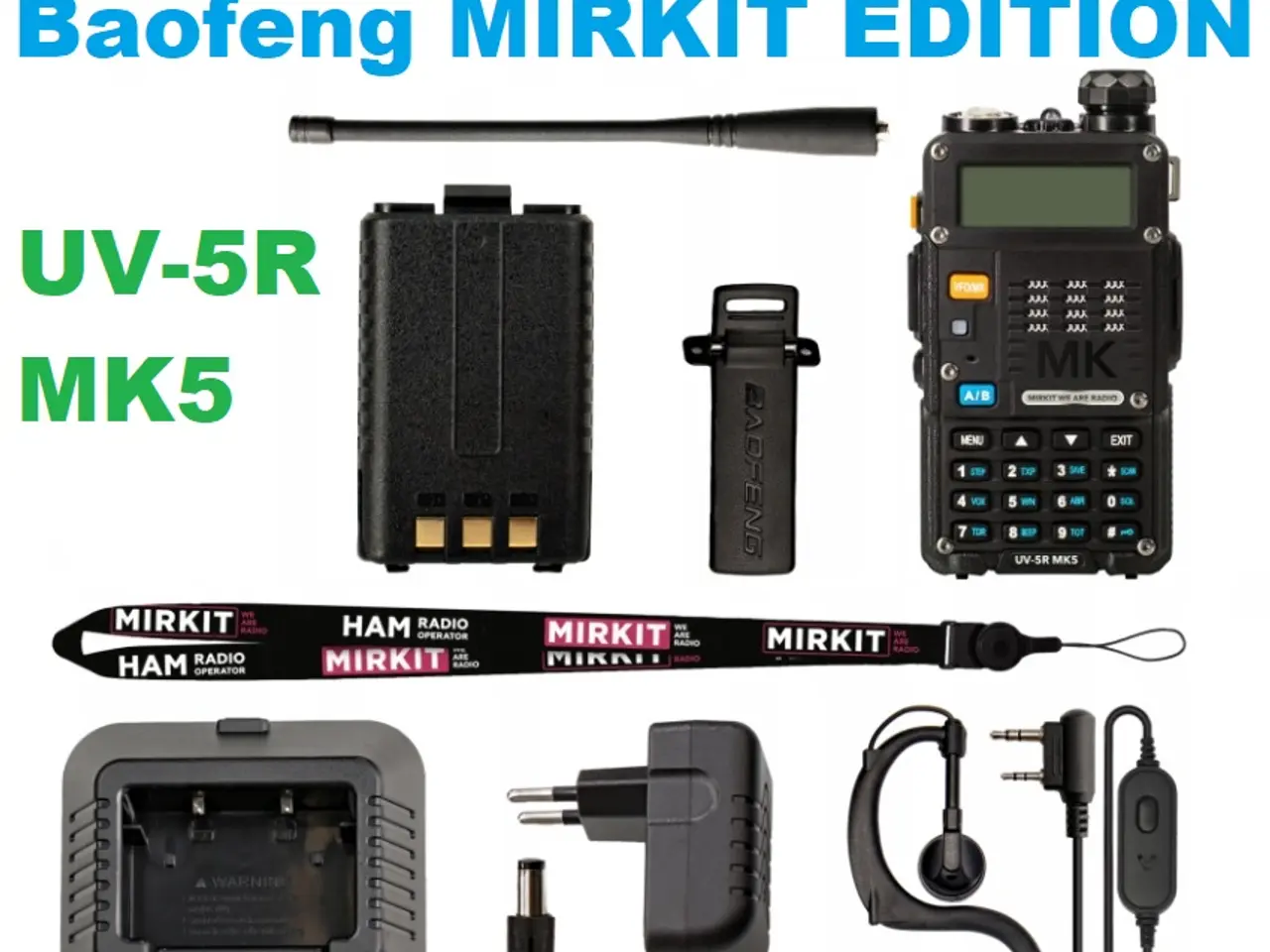 Billede 1 - NY! BaoFeng UV-5R MK5 8W MAX POWER MIRKIT EDITION