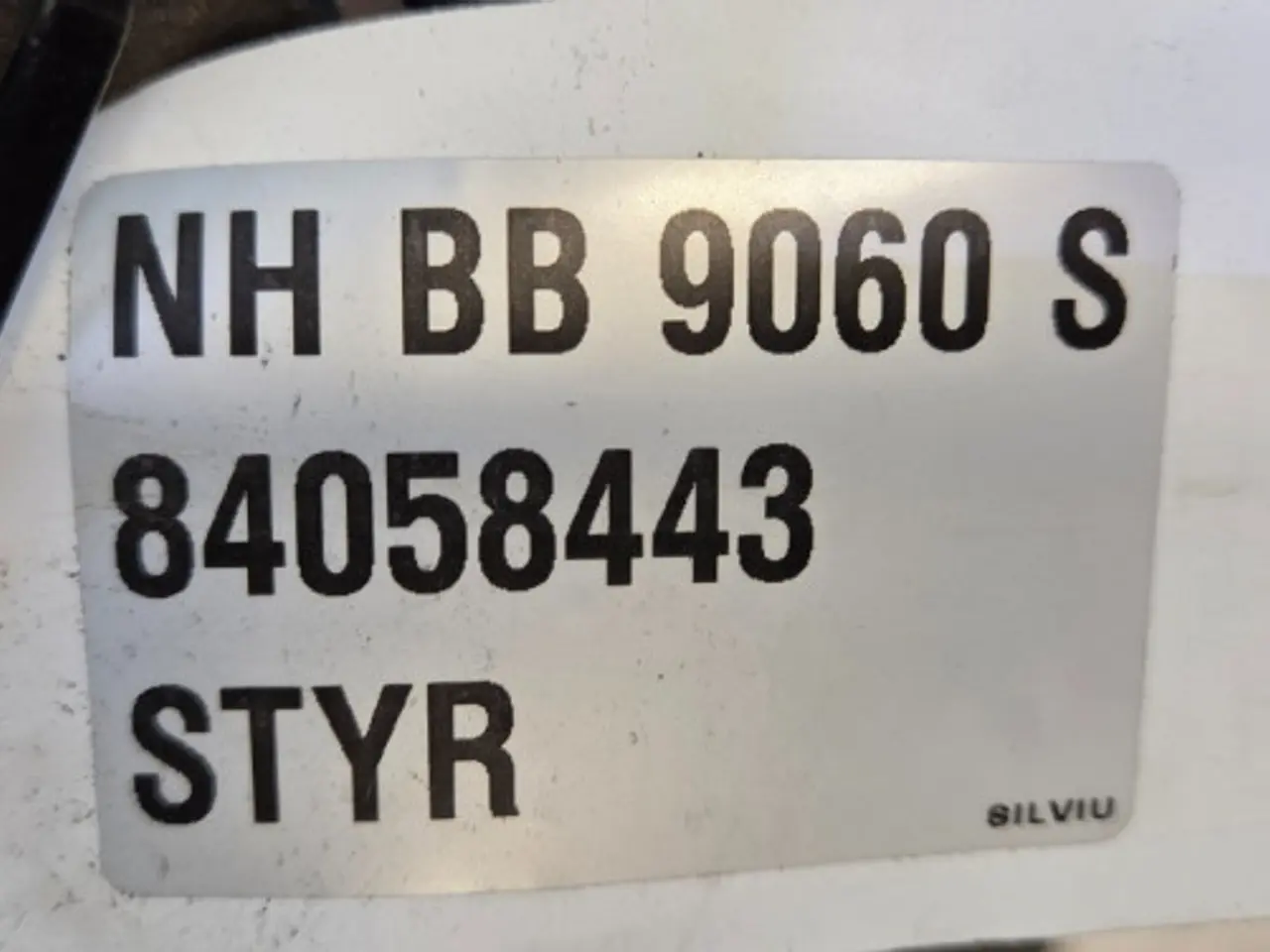 Billede 12 - New Holland BB9060S Plade 84058443