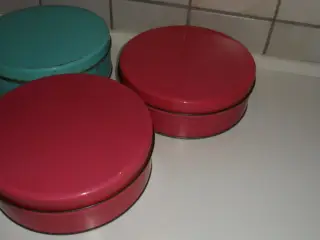 3 stk. kagedåser, Retro