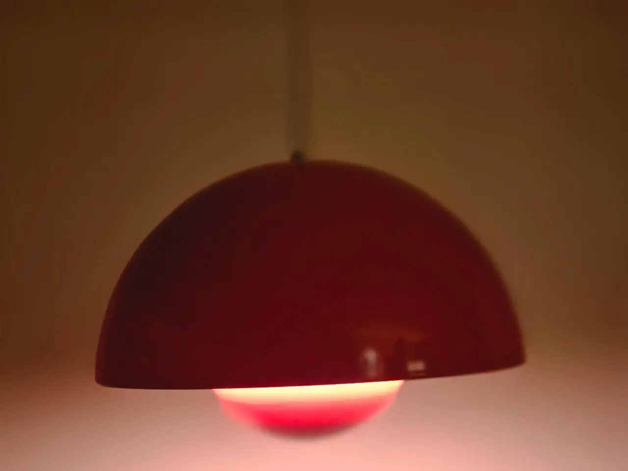 Billede 4 - Original Flowerpot i rødorange emalje