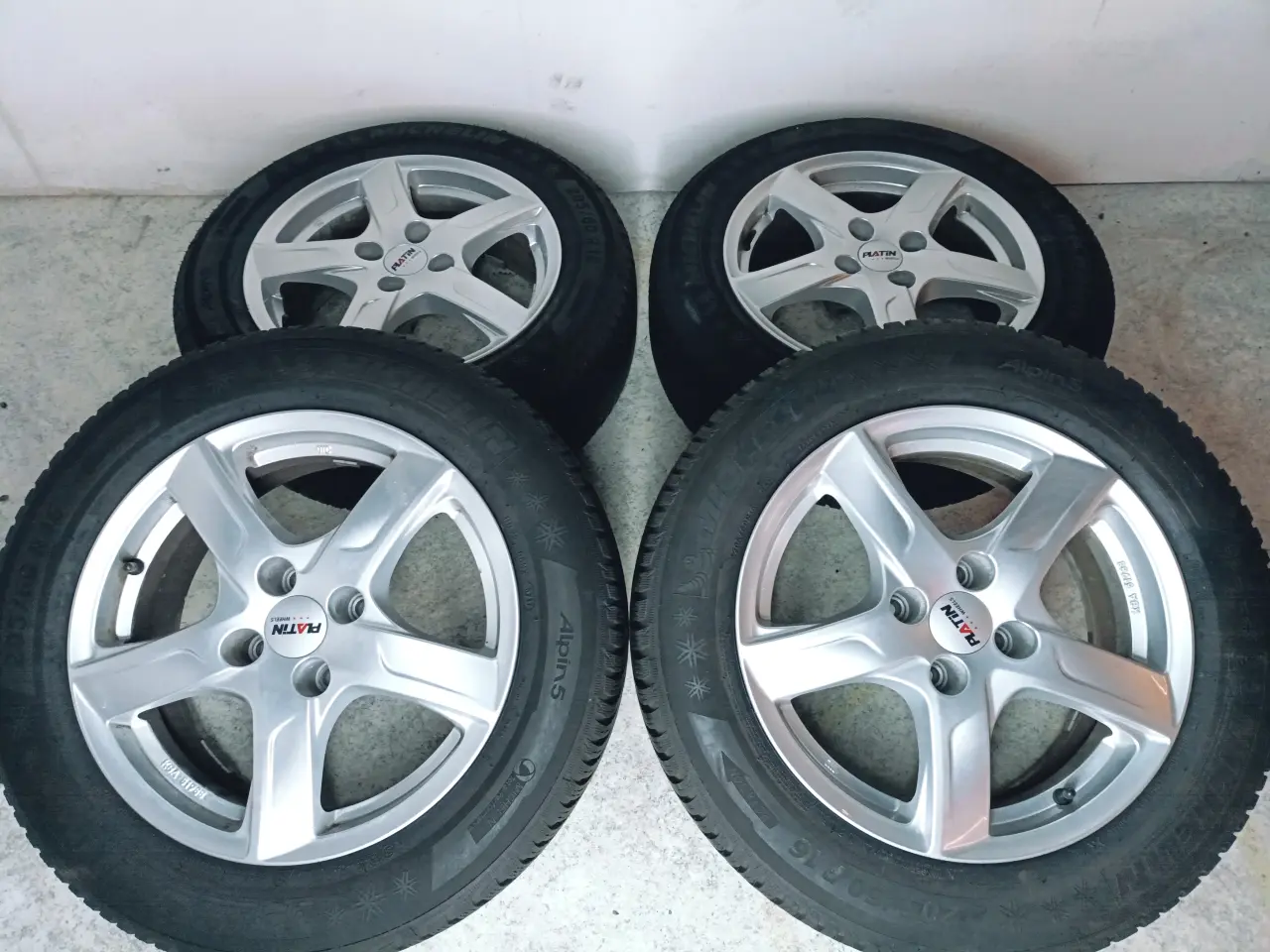 Billede 3 - 4x108 16" ET20 nav 65,1ø Platin vintersæt