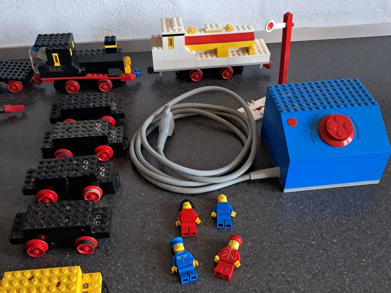 Billede 4 - Kæmpe vintage LEGO Tog samling – Blå skinner, 8 mo