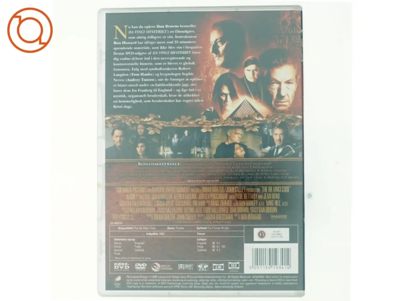 Billede 2 - The Da Vinci Code DVD