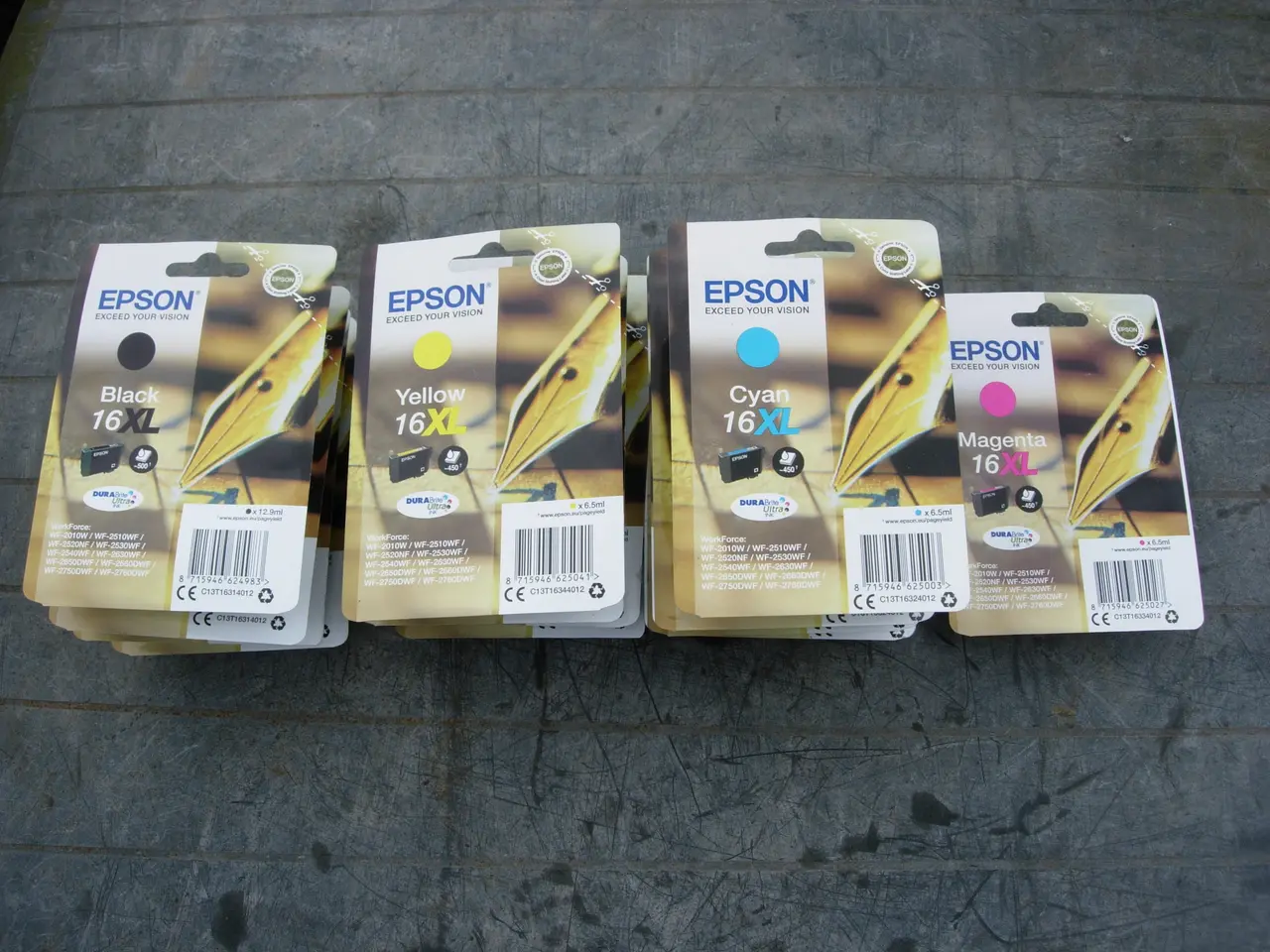 Billede 1 - Originale Epson 16XL blækpatroner