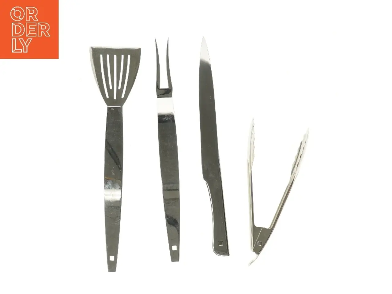 Billede 1 - Grillbestik i rustfrit stål fra Nuaw (str. 39 cm)
