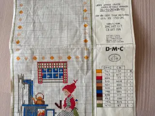 Broderi DCM juleløber mønster