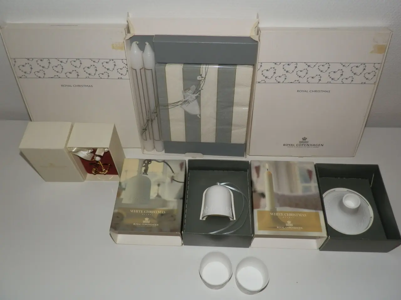 Billede 10 - Royal Copenhagen, Royal & White Christmas julepynt