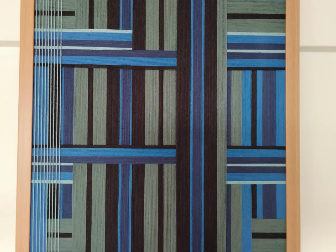 Billede 1 - Garnbillede 40x50 cm håndlavet 