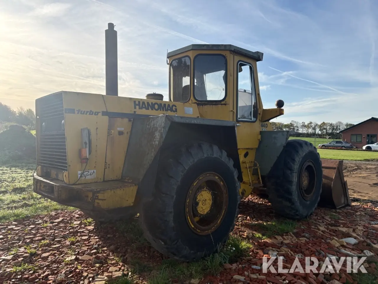 Billede 5 - Gummiged Hanomag 44D + tilbehør