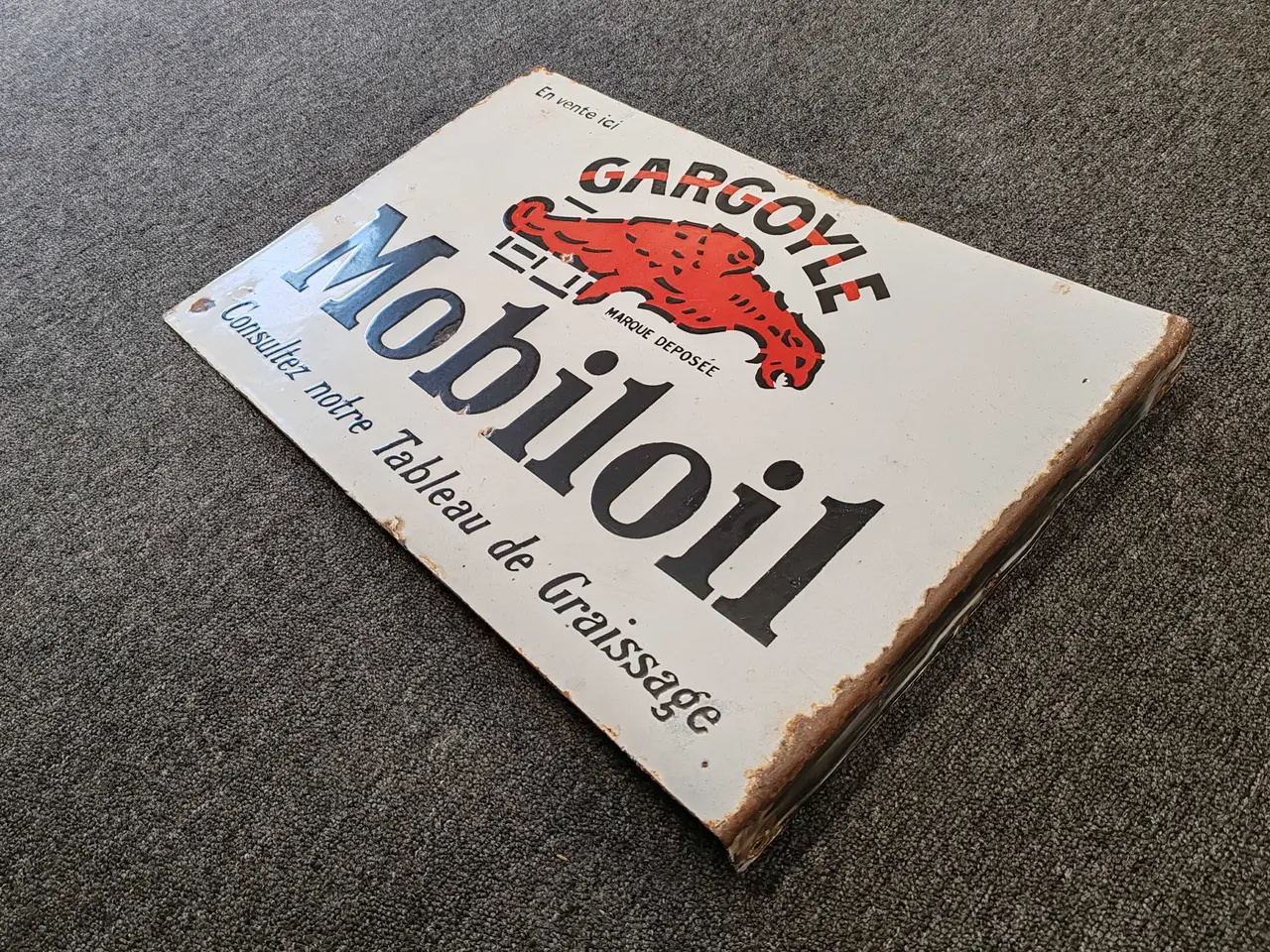 Billede 3 - Mobiloil skilt
