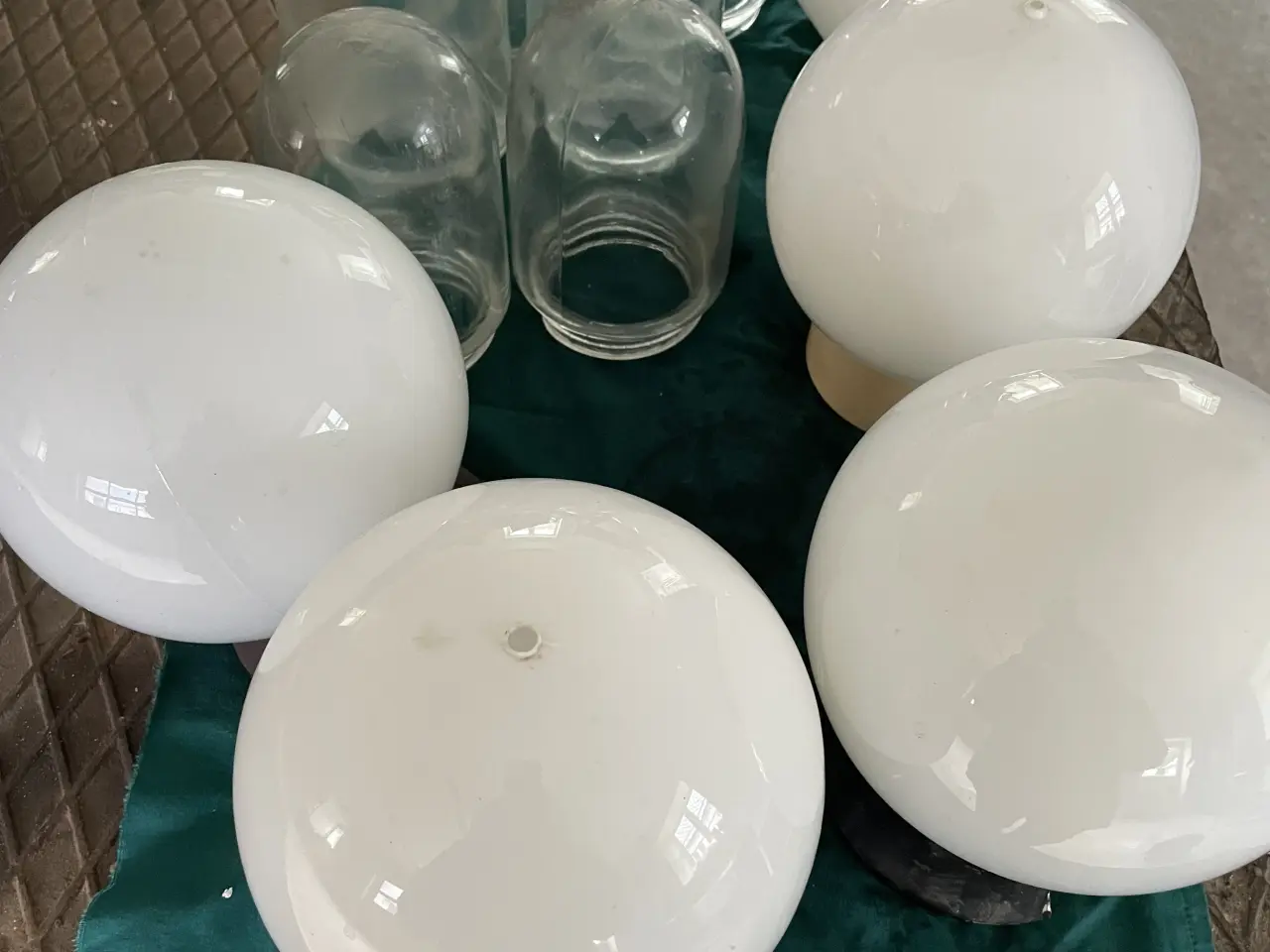 Billede 1 - Glaskupler til loftslampe