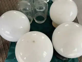 Glaskupler til loftslampe