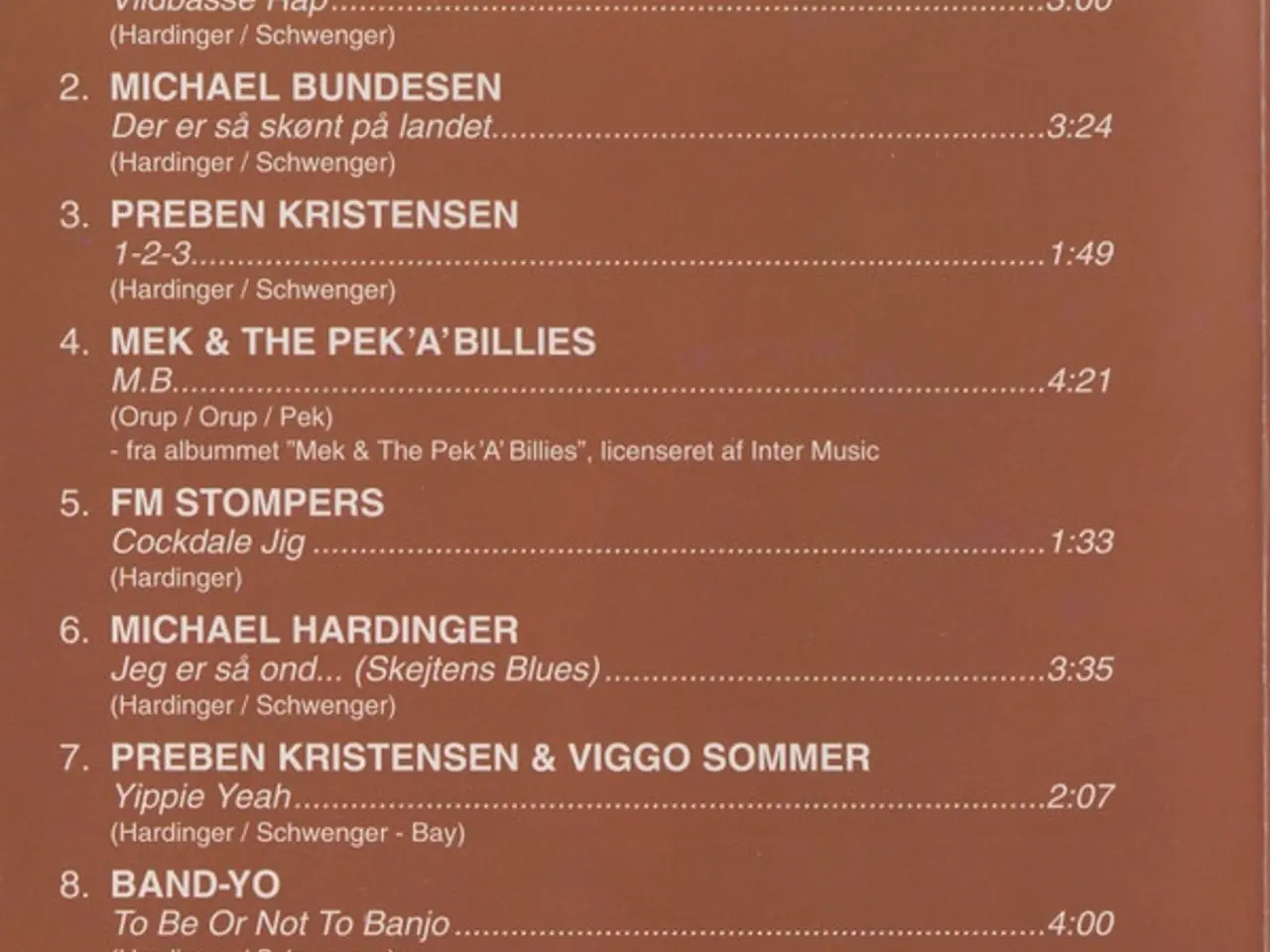 Billede 2 - Diverse kunstnere – Sangene Fra Vildbassen – CD