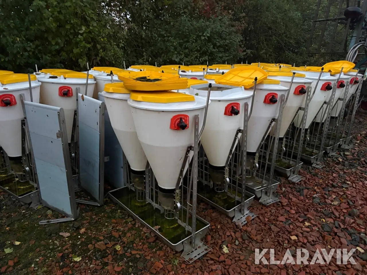Billede 2 - Fodersiloer til grise Tube-o-mat Dobbelt siloer - 16 styks