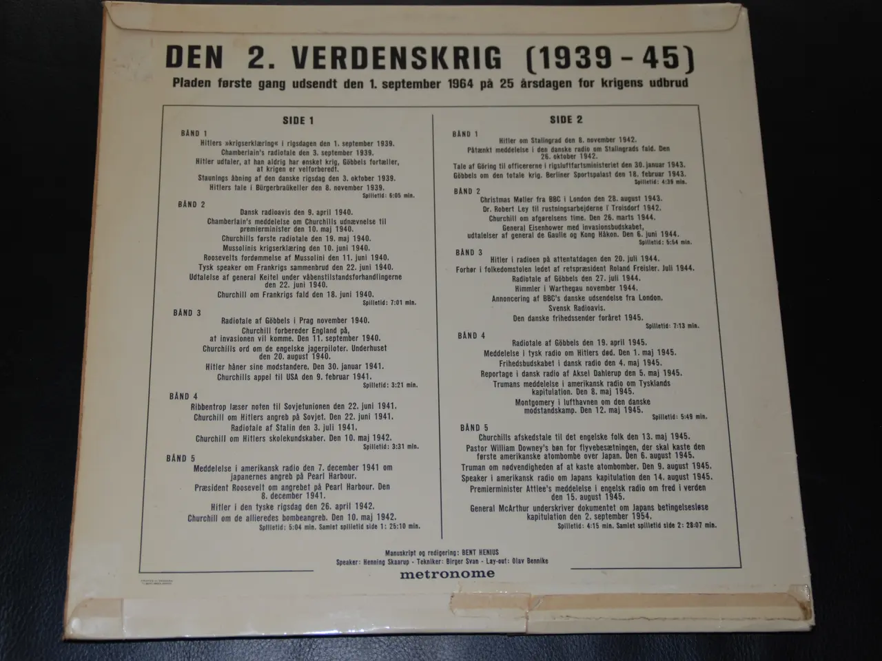 Billede 2 - LP - Den 2. Verdenskrig