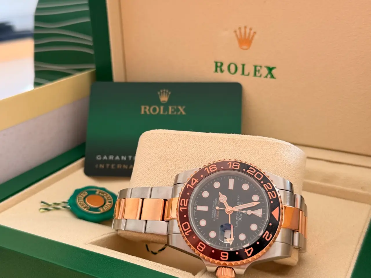 Billede 3 - Rolex Gmt-Master Root beer Sort