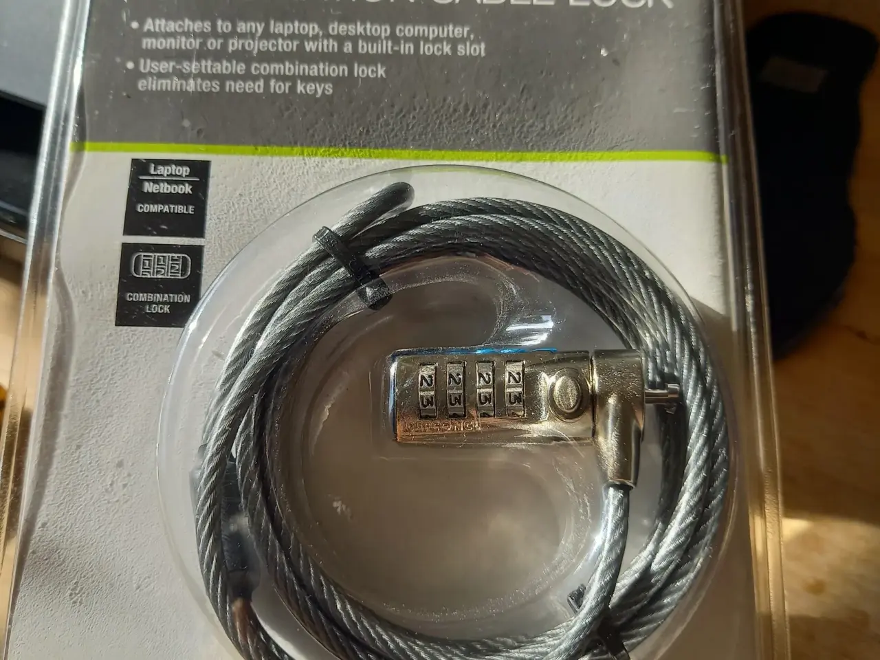 Billede 1 - TARGUS Defcon Cable lock