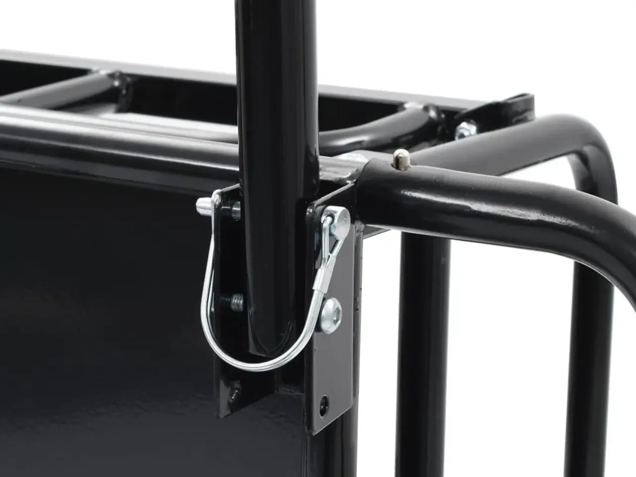Billede 9 - Cykelanhænger 130 × 73 × 48,5 cm - stål, sort