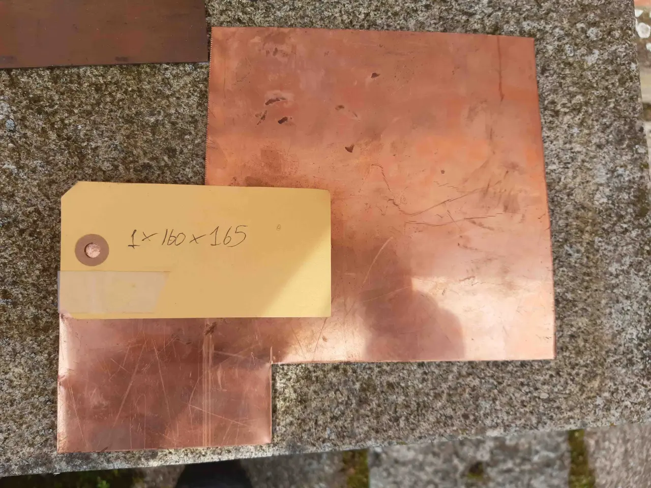 Billede 1 - Kobber plade