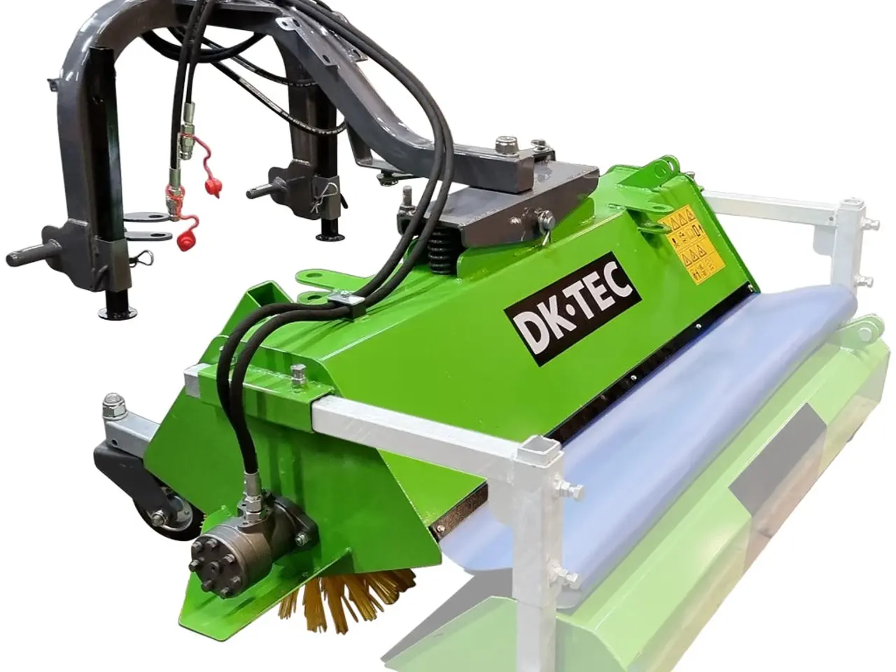 Billede 3 - Kost hydraulisk drevet til traktor front/bag 135 cm
