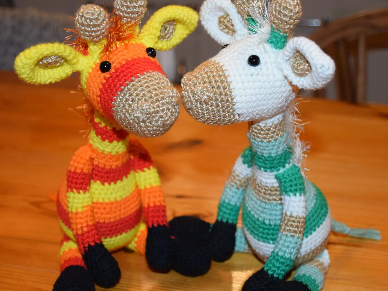 Billede 5 - Hæklede mini-giraffer