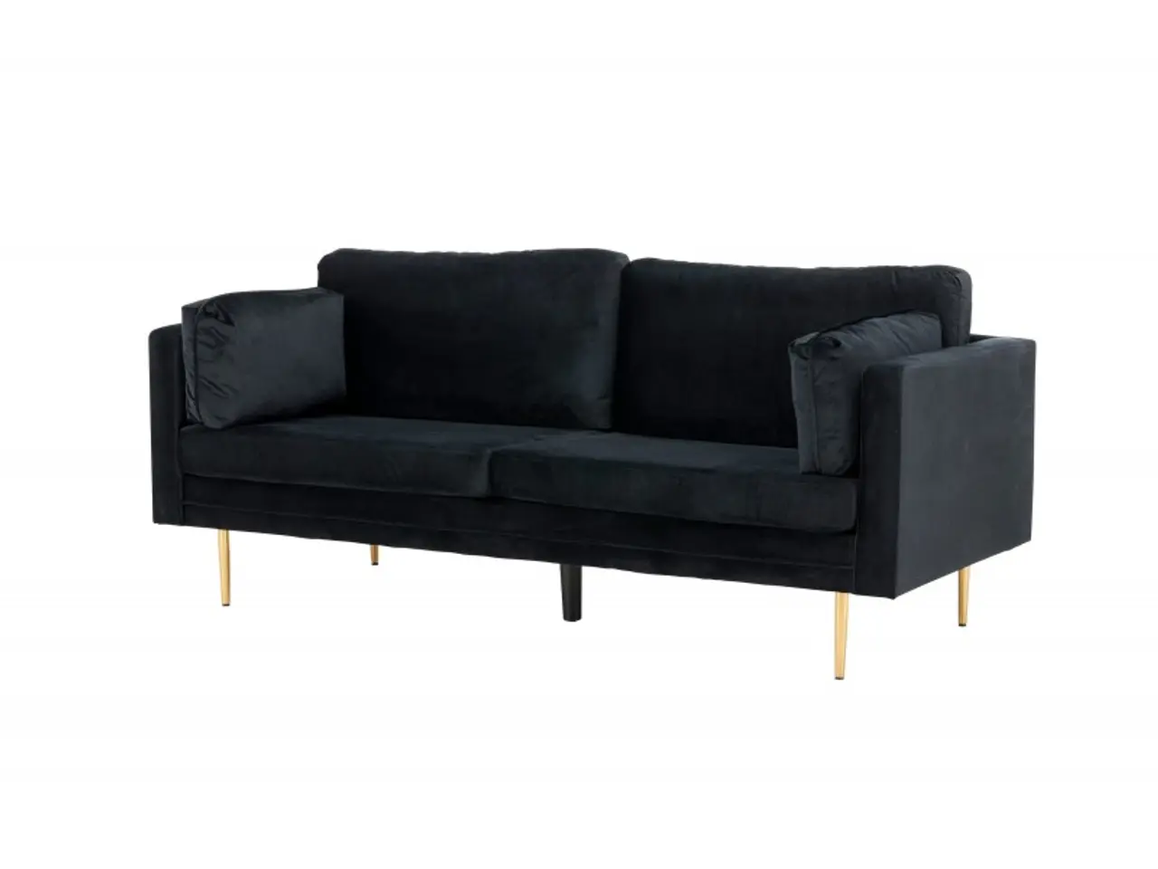 Billede 10 - Boom 3 personers Sofa  - Sort og Messing