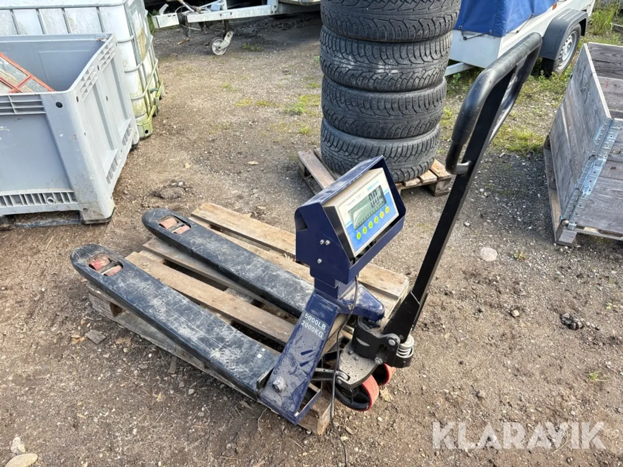 Billede 6 - Palleløfter med vægt - 2000 kg