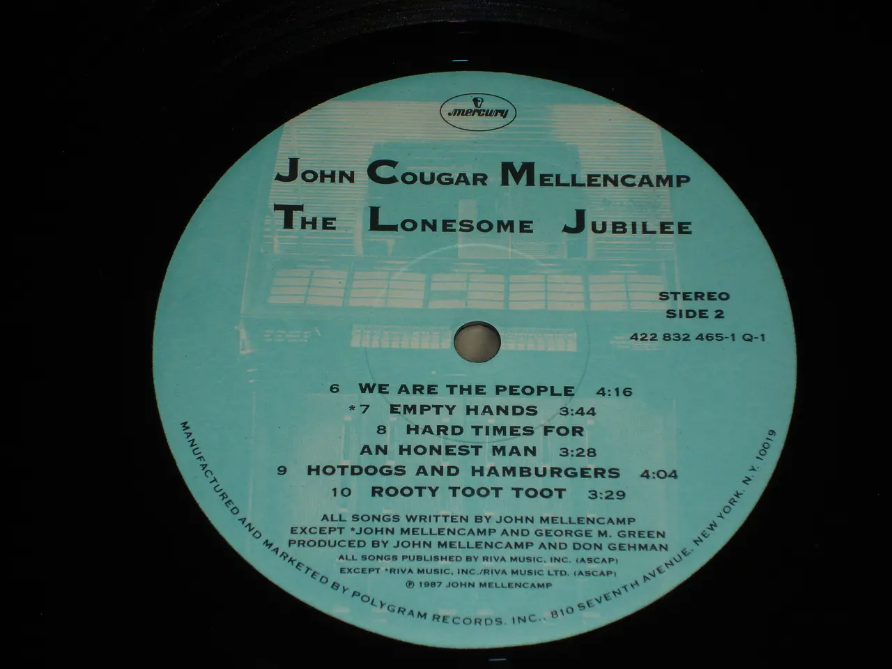 Billede 4 - John Cougar Mellencamp – The Lonesome Jubilee