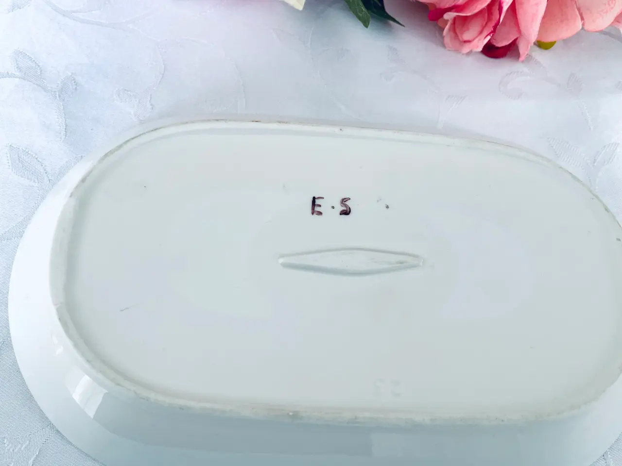 Billede 2 - Ældre vintage fad - rigtig fint 