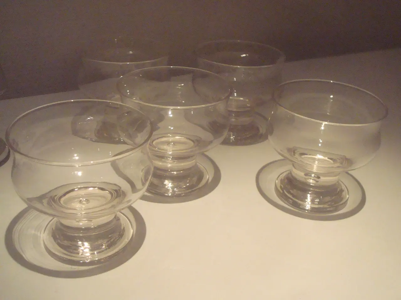 Billede 3 - HAMLET rødvinsglas 10 stk, 5 DESSERTSKÅLE, champ. 
