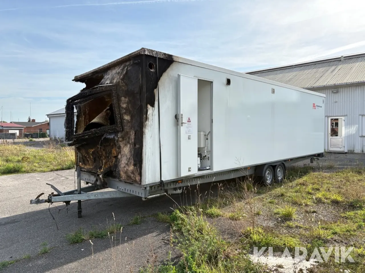 Billede 5 - Personalevogn Mobilhouse brandskadet