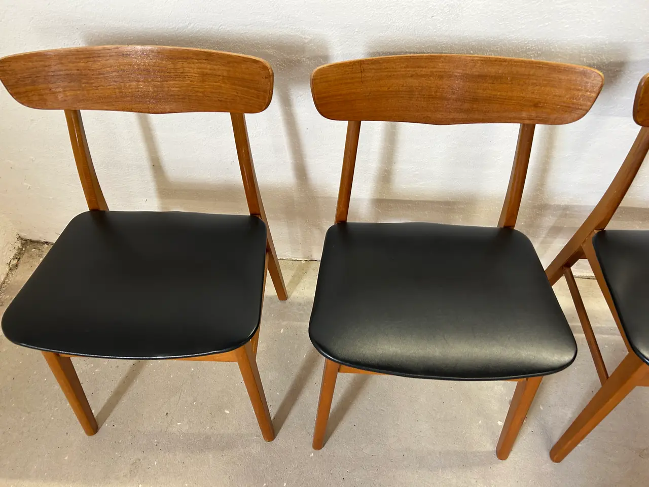 Billede 2 - 4 Farstrup klassiske retro spisebordsstole i teak