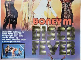 ⭐️- Plakat: Vintage - Boney M. - Disco Fever