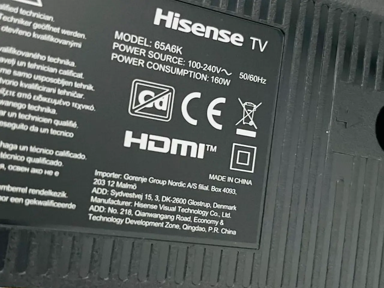 Billede 2 - Smart TV HISENSE 65A6K